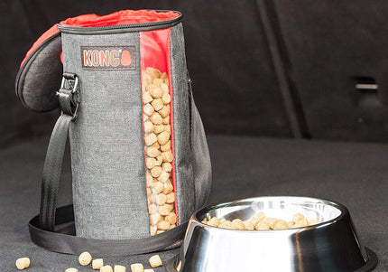 KONG Travel Kibble Bag – Portable Food Storage with Secure Closure and Easy-Carry Handle