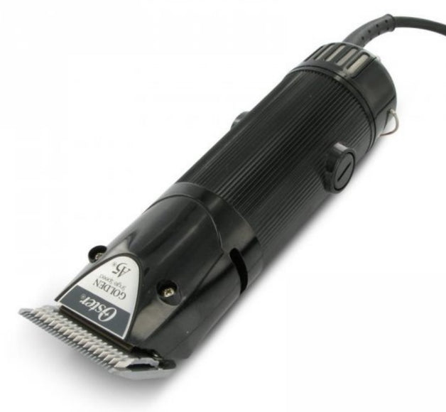 Oster Golden A5 Single-Speed Grooming Clipper – Includes Oster No. 10 Blade, 1.6mm
