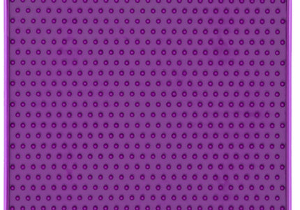 LickiMat Tuff Soother Pro Purple – Durable Hard Licking Mat, Textured Surface for Calming Pets