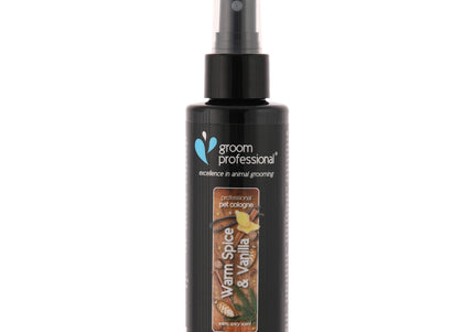 Groom Professional Warm Spice & Vanilla Cologne – Cinnamon and Vanilla Scented Spray, 100ml Bottle