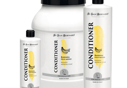 Iv San Bernard Banana Conditioner – Nourishing Formula with Banana Extract, Ideal for Medium Fur