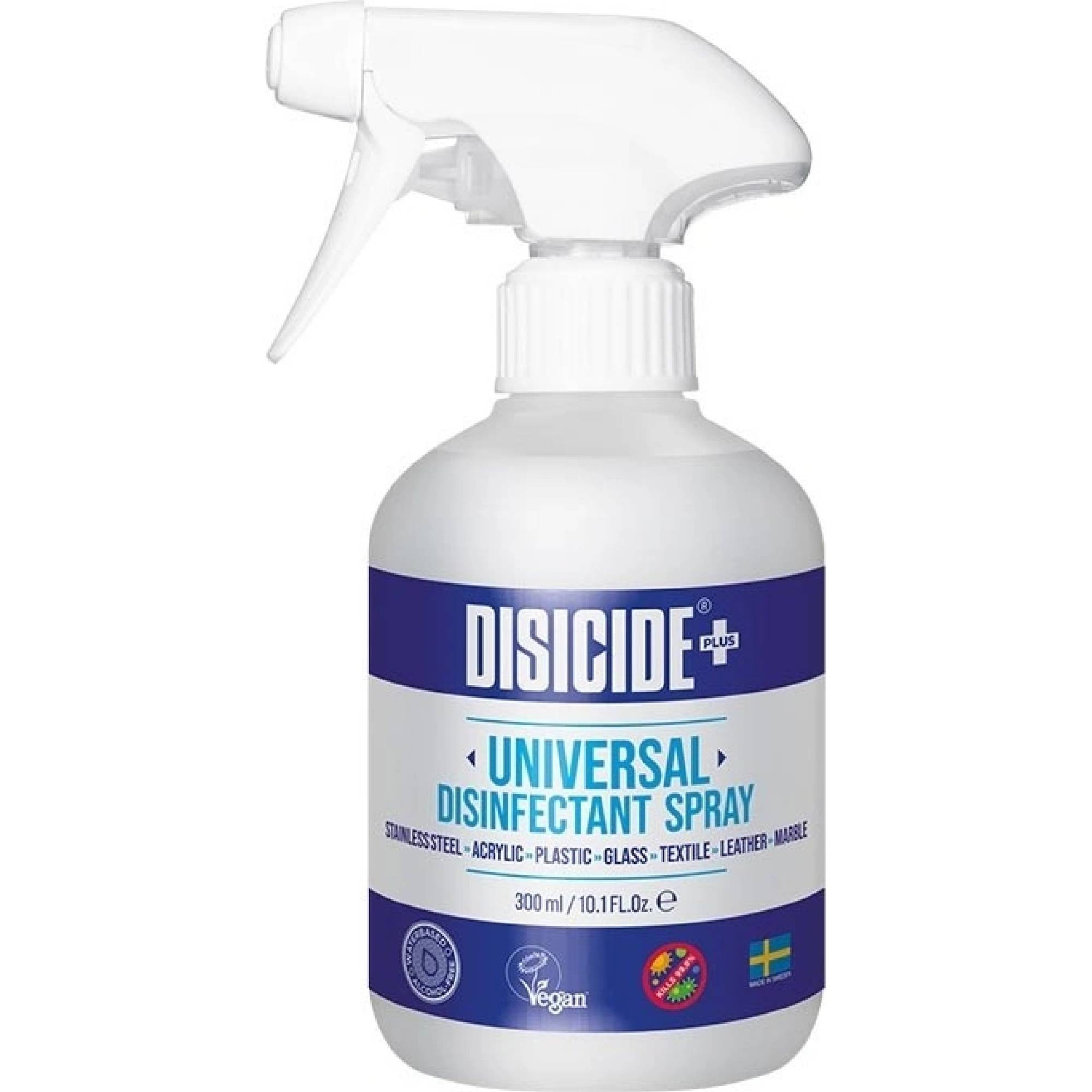 Disicide Plus+ Disinfectant Spray 300ml for Salon Hygiene – GROOMICA