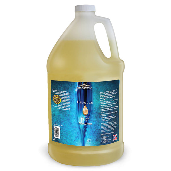 Bio-Groom Indulge Sulfate-Free Shampoo – Argan Oil Formula, Concentrated 1:4, 3.8L