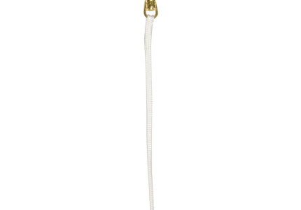 Show Tech Nylon Lead with Gold Hook – Durable White 0.7x84cm, Professional Dog Leash