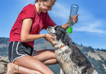 Kurgo Mud Dog Travel Shower – Portable Silicone Bottle Cover, Quick Cleaning Solution