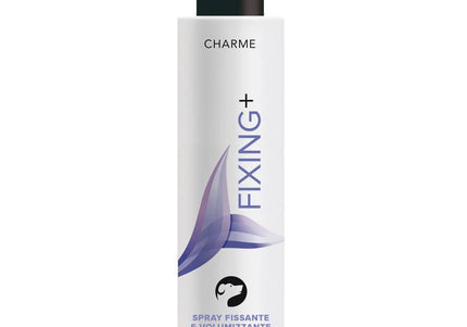 Charme Fixing+ Spray 250ml – Texturizing Volumizing Formula, Lightweight Hold and Shine