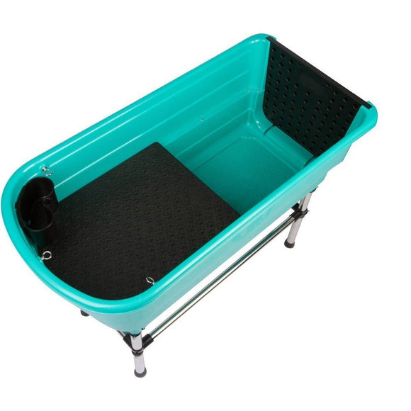 GroomStar Grooming Bathtub – Sturdy Bathing Tub with Non-Slip Ramp and Spacious Design