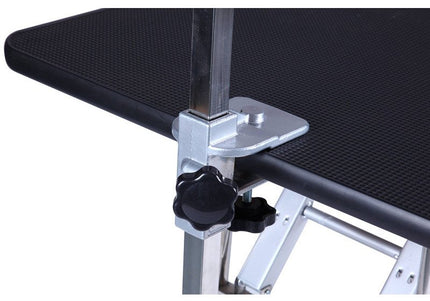 Shernbao Portable Grooming Table – Foldable, Height Adjustable, 90x60cm Top, Lightweight Design