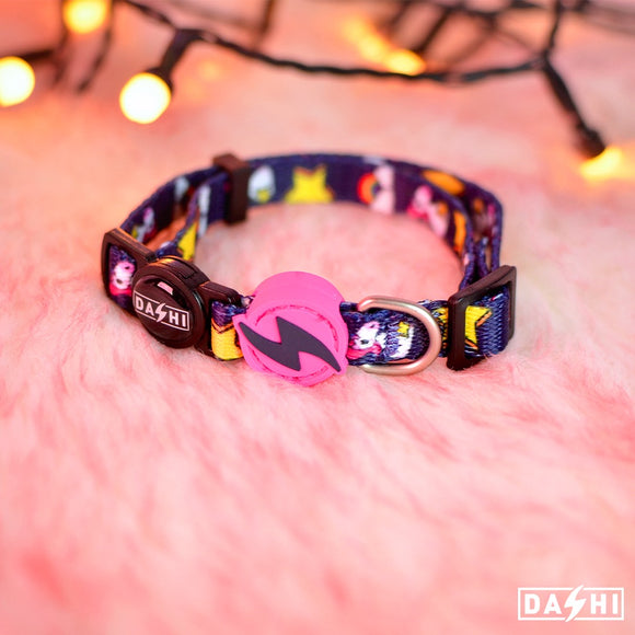 Dashi Unicorn Cat Collar – Soft Adjustable Collar with Colorful Unicorn Pattern