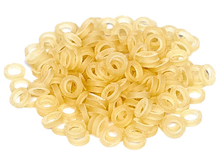 Paw Marks Latex Bands 3.2mm – Super Durable Flesh-Colored Professional Grooming Bands, 1000 Pack