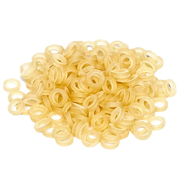 Paw Marks Latex Bands 3.2mm – Super Durable Flesh-Colored Professional Grooming Bands, 1000 Pack