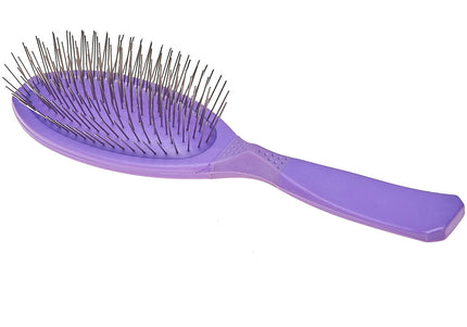 Madan Large Pin Brush – Ergonomic Handle, 22mm Soft Metal Pins, Sky Blue, Professional Quality