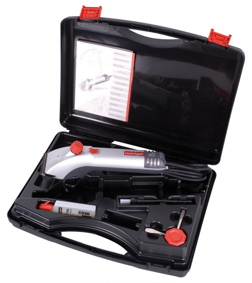 Heiniger Delta 3 Professional Horse and Cattle Clipper – Powerful 180W Motor, Three Speeds