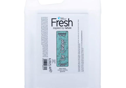 Groom Professional Fresh Ear Cleaner – Essential Oils and Citrus Extract Formula, 4L, Gentle and Effective
