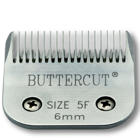 Geib Buttercut Blade SS No. 5F – Stainless Steel Clipper Blade, 6mm Cutting Length, Durable Precision