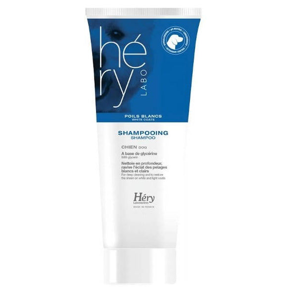Hery Poils Blancs Shampoo – Color-Enhancing Formula for White and Light Coats, 200ml