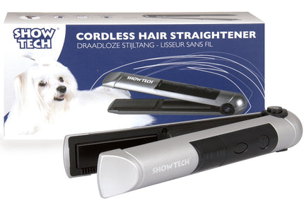 Show Tech Cordless Hair Straightener – Professional Wireless Mini Styler with 3-Stage Temperature Control