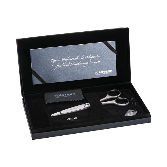 Artero Satin Lefty Straight Scissors – Japanese Steel, Satin Finish, 5.5in, Professional Quality