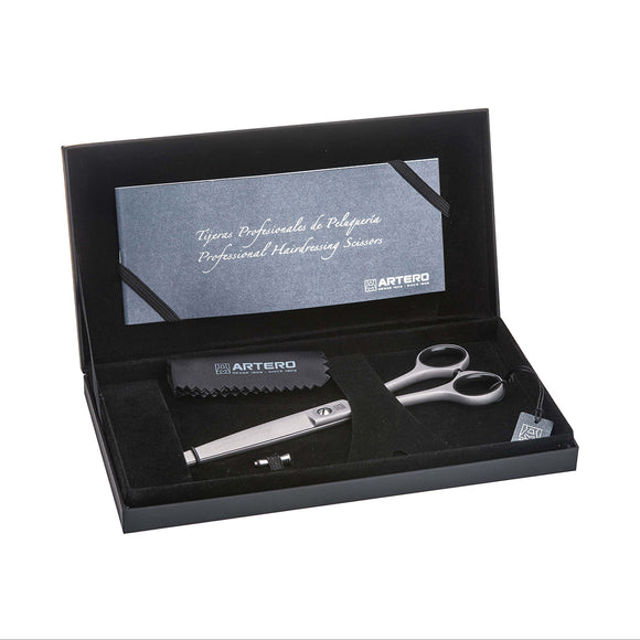 Artero Satin Lefty Straight Scissors – Japanese Steel, Satin Finish, 5.5in, Professional Quality