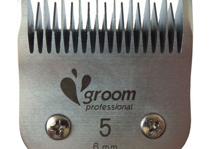 Groom Professional PX Clipper Blade No. 5 – Precision Steel 6mm, Durable Cutting Edge