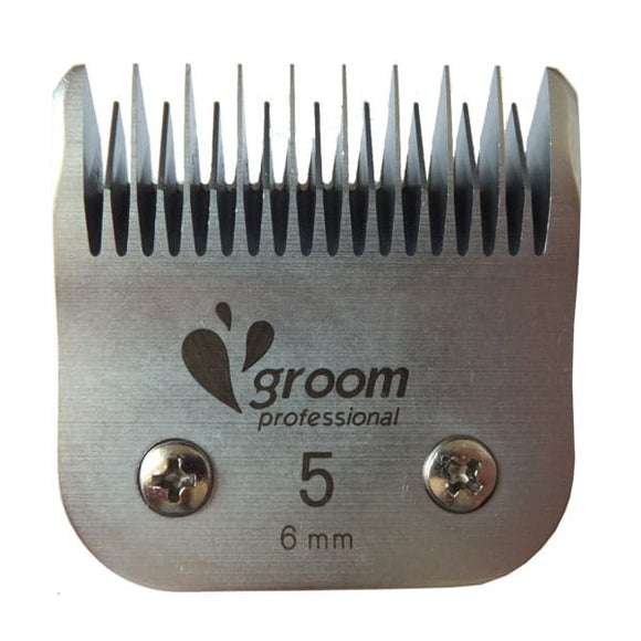 Groom Professional PX Clipper Blade No. 5 – Precision Steel 6mm, Durable Cutting Edge