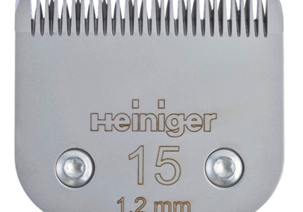 Heiniger Blade No. 15 – Precision Steel Clipper Blade, 1.2mm Cutting Length, Durable Design