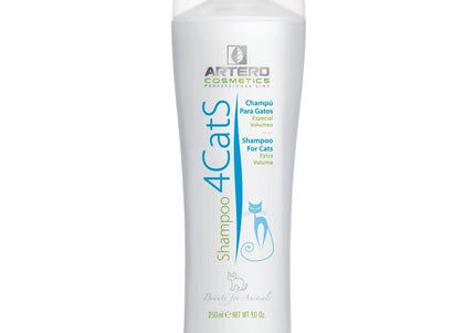 Artero 4Cats Nourishing Cat Shampoo – Gentle Cleansing Formula, 250ml Bottle
