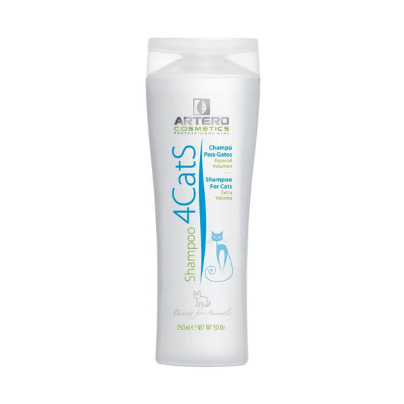 Artero 4Cats Nourishing Cat Shampoo – Gentle Cleansing Formula, 250ml Bottle