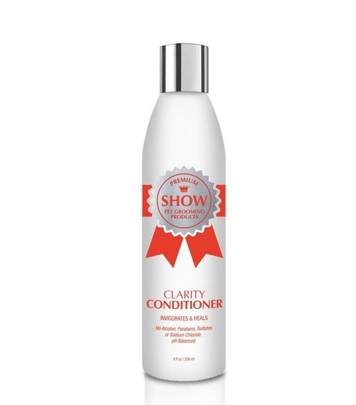 Show Premium Clarity Conditioner – Creamy Moisturizing Coat Formula, Soothing Rinse-Off, 1:8 Concentrate, 236ml