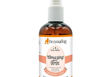 DezynaDog Magic Formula Amazing Trix Grooming Spray – 3-in-1 Conditioner, Shine Enhancer, Detangler, Antistatic, 250ml