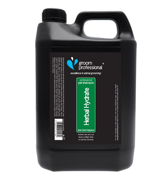 Groom Professional Herbal Hydrate Shampoo 4L – Revitalizing Herbal Formula, 1:10 Concentrate