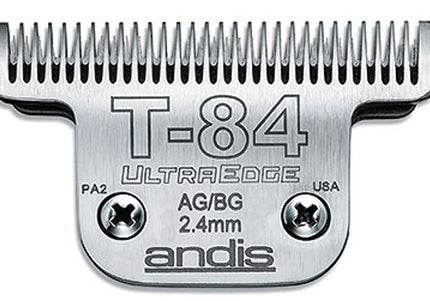 Andis UltraEdge T84 Wide Blade – 2.4mm Stainless Steel, Precision Cutting