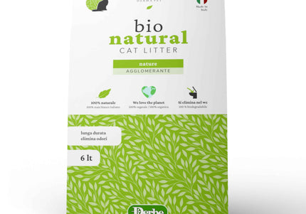 Cat litter made from 100% natural corn with no added fragrance – 6L.