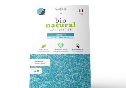 Cat litter made from natural corn with advanced odor control and air purification – 6L.