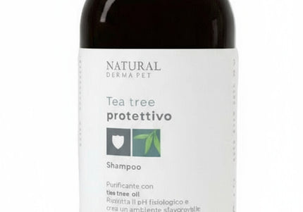 Natural Derma Pet Dog Shampoo – Deep Cleansing Formula with Tea Tree Oil, 200ml