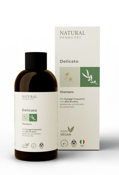 Natural Derma Pet Olive Oil Dog Shampoo – Gentle Frequent Wash with Chamomile Extract