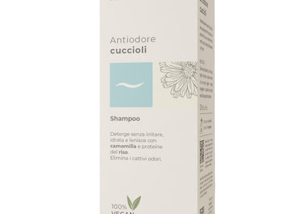 Natural Derma Pet Puppy Shampoo – Ultra-Gentle Soothing Cleanser with Rice Protein and Chamomile