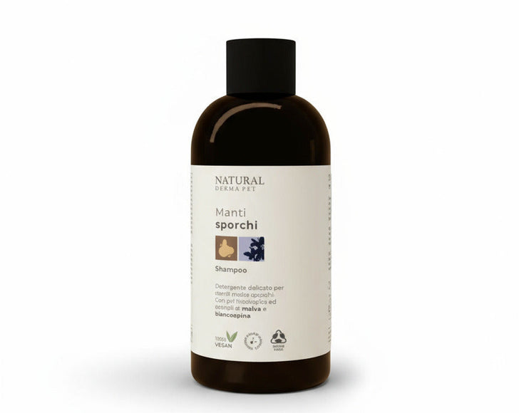 Natural Derma Pet Deep Cleansing Shampoo – Mallow and Hawthorn, Intense Dirt Removal Formula
