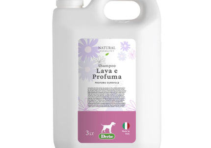 Natural Derma Lava & Profuma Apple Dog Shampoo Refreshing Scent