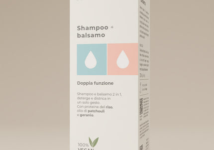 Natural Derma Pet Shampoo and Conditioner 2in1 – Gentle Cleansing, Deep Nourishing Formula, 200ml