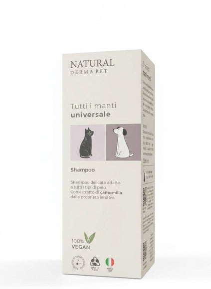 Natural Derma Pet Gentle Soothing Shampoo – Chamomile Infused, Mild Formula for Sensitive Coats