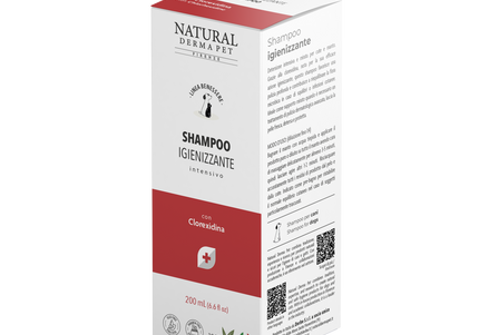 Clorexidine Pet Sanitizing Shampoo for Dogs and Cats