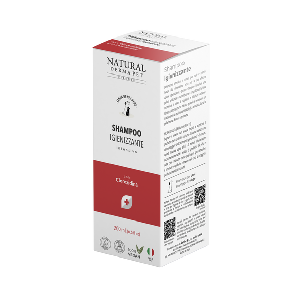 Clorexidine Pet Sanitizing Shampoo for Dogs and Cats