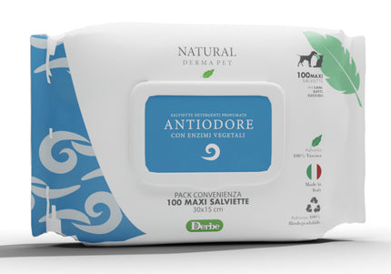 Wet Dog & Cat Deodorizing Wipes – Big Pack 100pcs