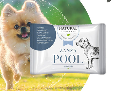 Natural Derma Pet Functional Cleaning Wet Wipes – Insect Repellent with Essential Oils, 35 Pack