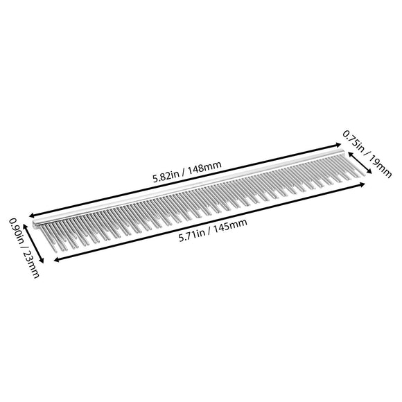 Eye Envy ProGlide Cat Comb – Fine Stainless Steel Teeth, Smooth De-Shedding Performance