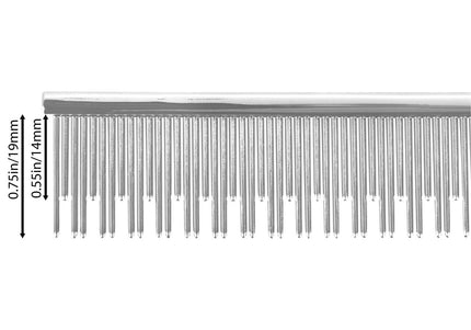 Eye Envy ProGlide Cat Comb – Fine Stainless Steel Teeth, Smooth De-Shedding Performance