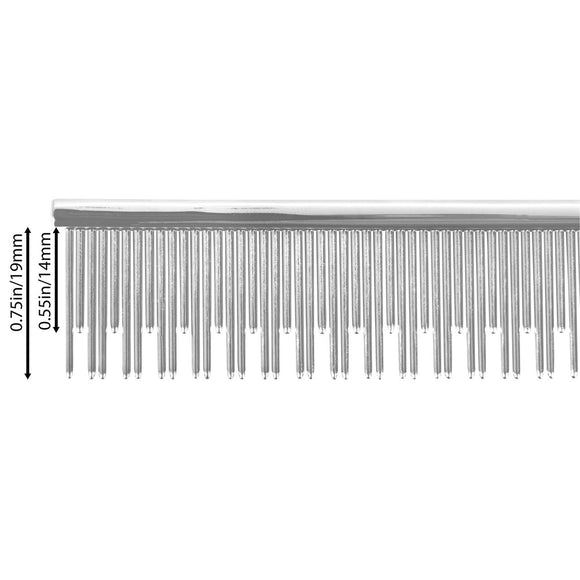 Eye Envy ProGlide Cat Comb – Fine Stainless Steel Teeth, Smooth De-Shedding Performance