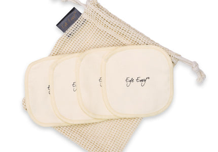 Eye Envy Washable Reusable Applicator Pads – Soft Cotton, Gentle Application, Durable Design