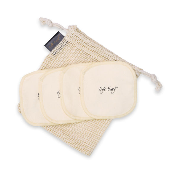 Eye Envy Washable Reusable Applicator Pads – Soft Cotton, Gentle Application, Durable Design